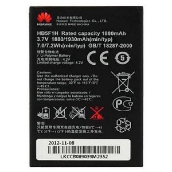 BATTERY HUAWEI HONOR U8860 HB5F1H ORIGINAL	